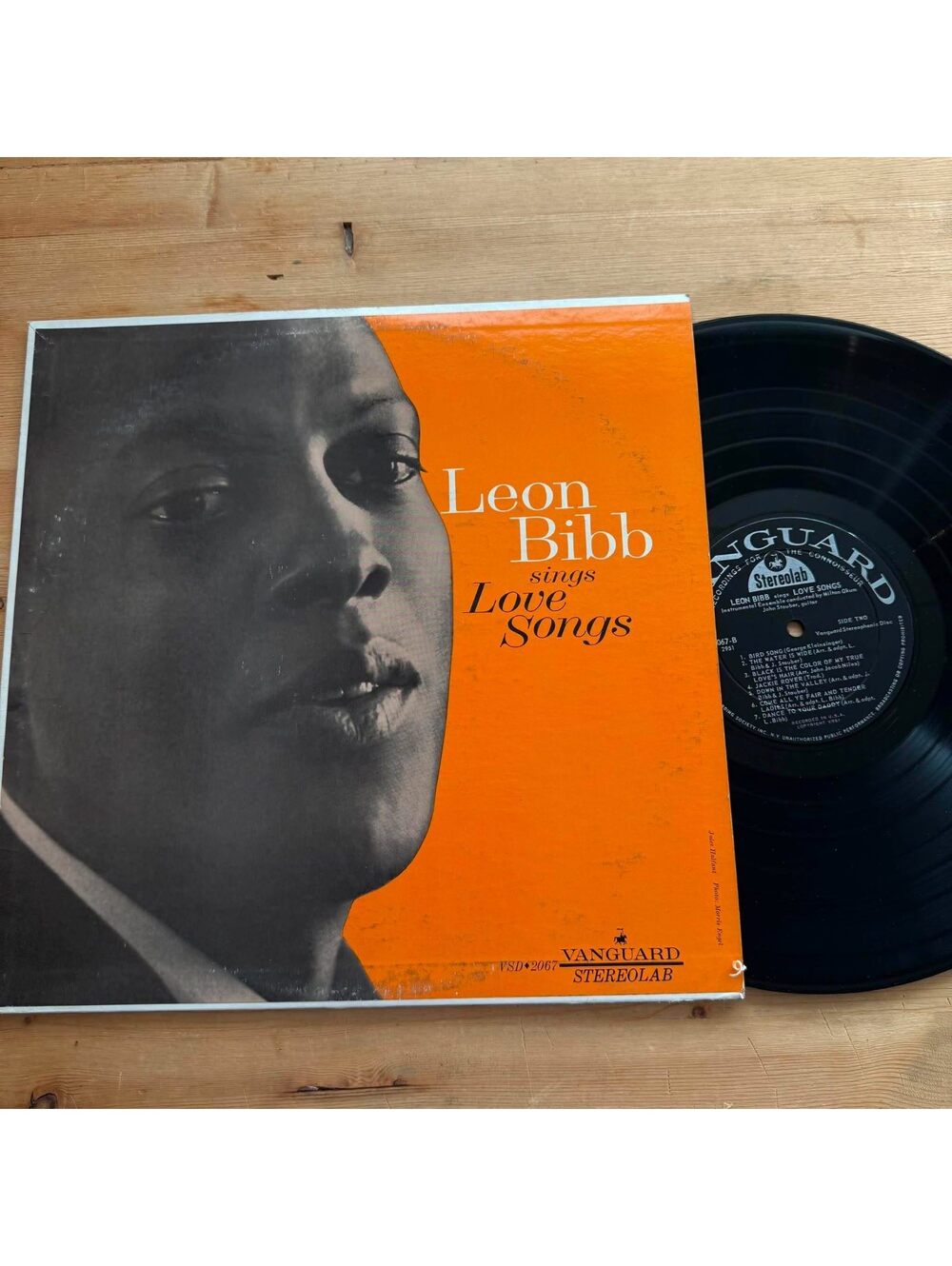 Leon Bibb - Leon Bibb sings Love Songs 33rpm VG+ VR27